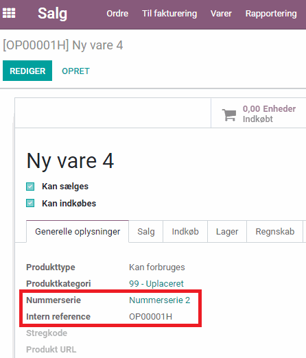 Odoo • Billed og tekst